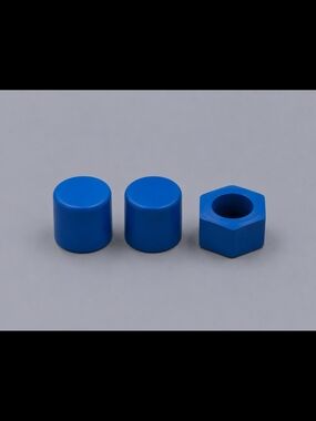 AP Offshore 42mm Blue Rubber Crown & Pusher Cover Set Aftermarket Audemar Piguet